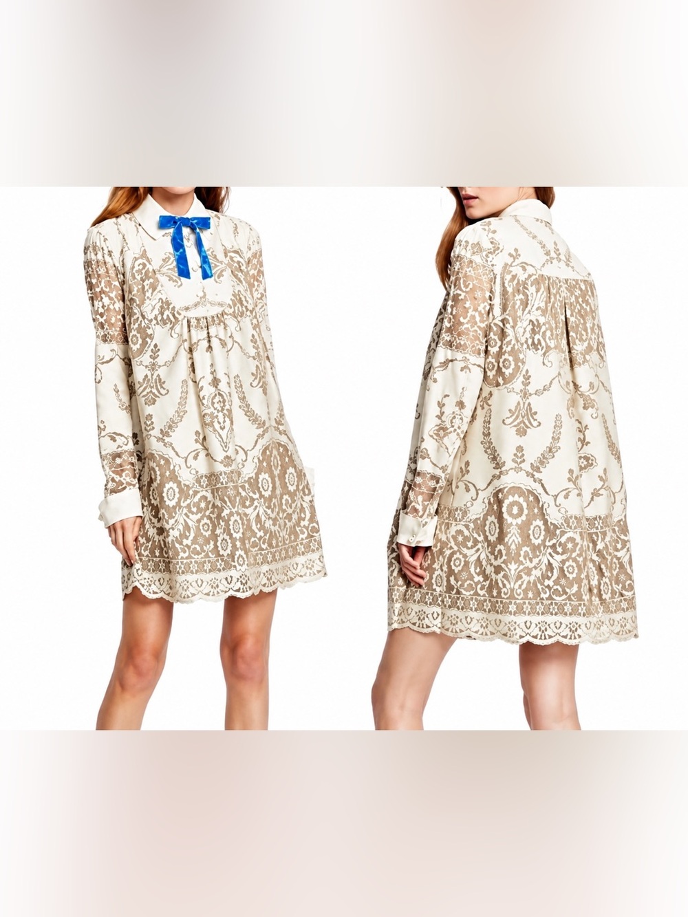 ANNA SUI x Target Cream babydoll dress - Picture 2 of 7